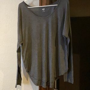 Old Navy loose-fitting scoop neck long sleeve